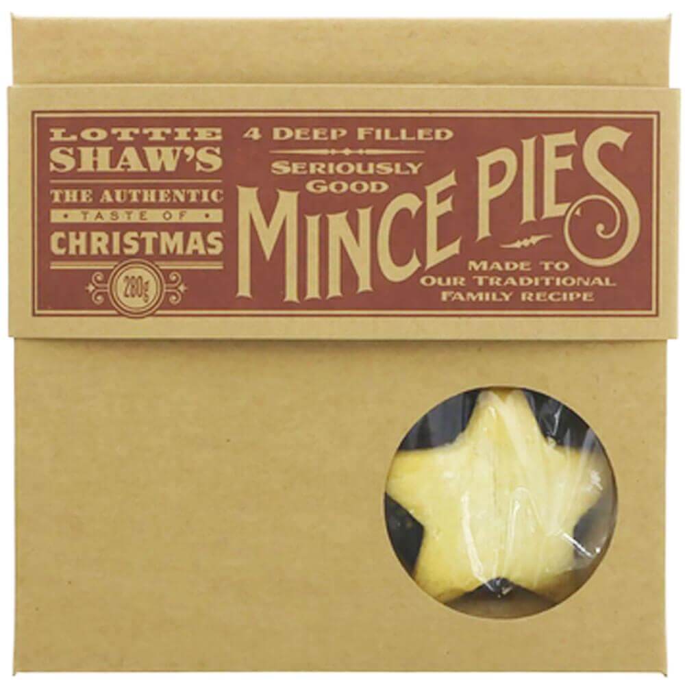 Lottie Shaw's Traditional Mince Pies 245g